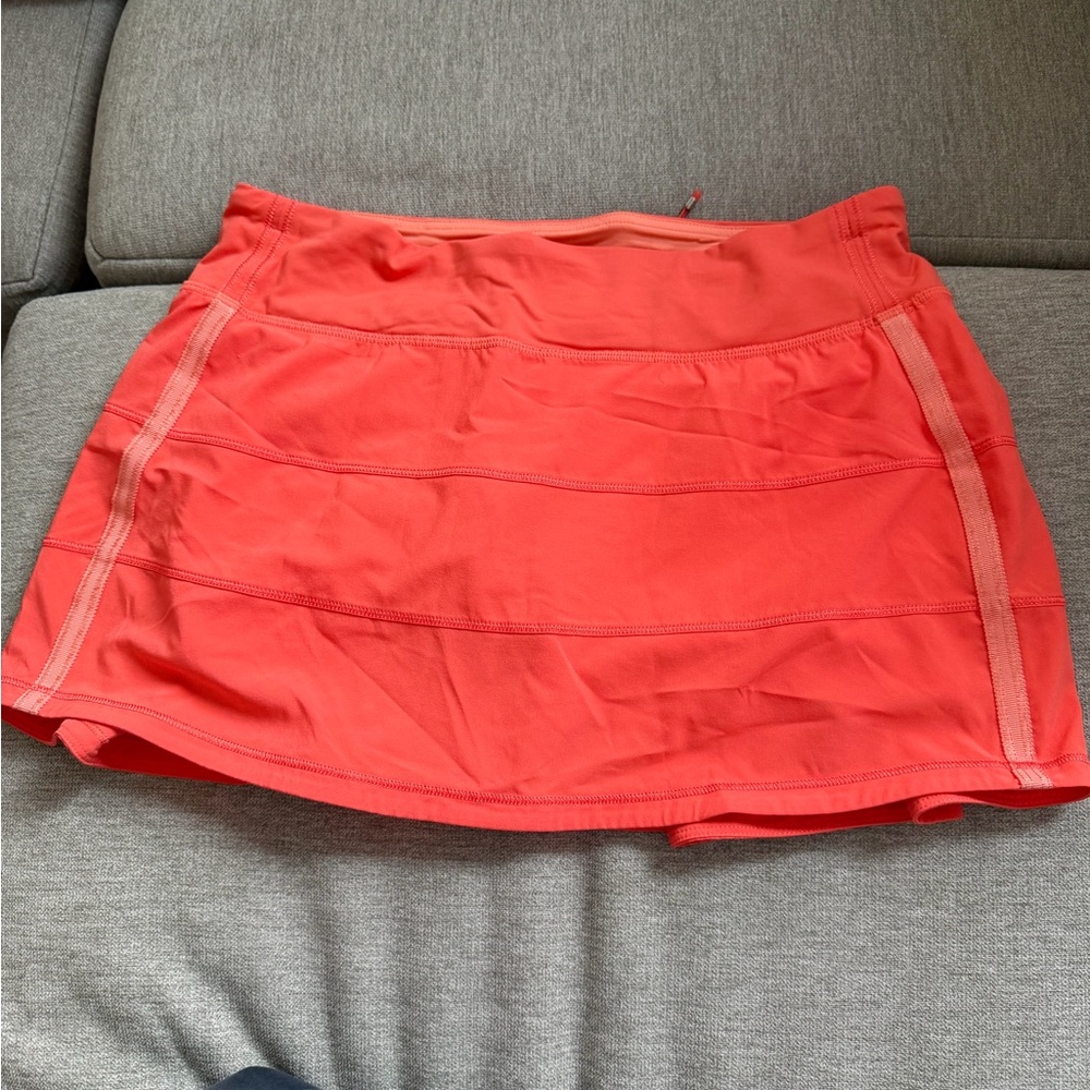 Lululemon coral tennis skirt
